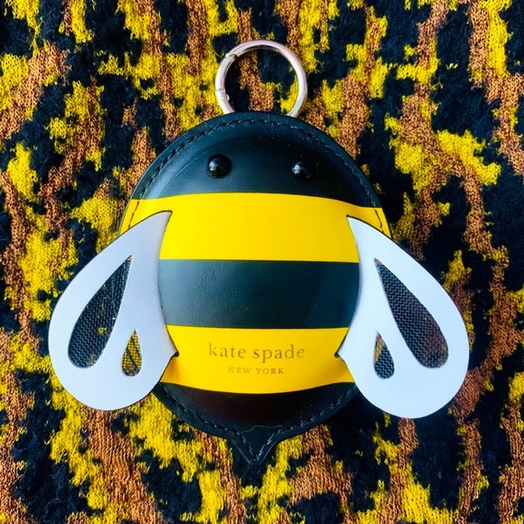 kate spade Handbags - Kate Spade Buzz Bee 3d Coin Purse Bag Charm Key Fob